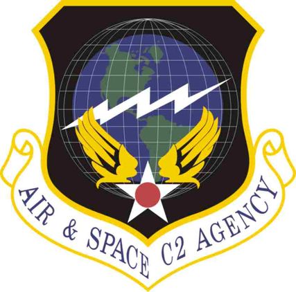 Air Force Air And Space C2 Agency Vinyl Transfer Decal