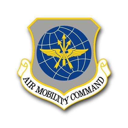 Air Force Air Mobility Command Vinyl Transfer Decal