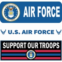 Air Force Bumper Stickers and Window Strips Thumbnail Illustration