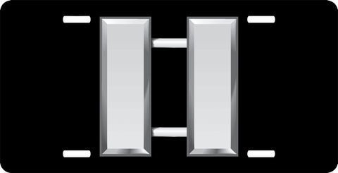 Air Force Captain Officer Rank Insignia License Plate