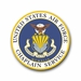 Air Force Chaplain Service Seal Vinyl Transfer Decal