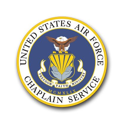 Air Force Chaplain Service Seal Vinyl Transfer Decal