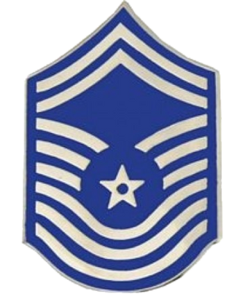 Air Force Chief Master Sergeant 1 5/8" Pin