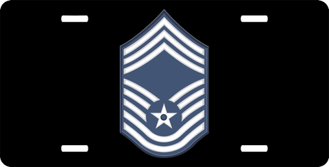 Air Force Chief Master Sergeant (No Diamond) License Plate