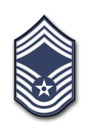 Air Force Chief Master Sergeant (No Diamond) Vinyl Transfer Decal
