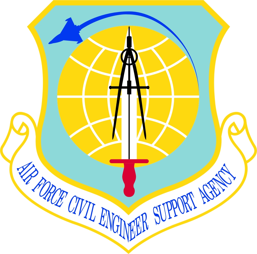 Air Force Civil Engineer Support Agency Vinyl Transfer Decal
