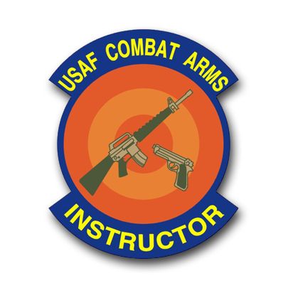 Air Force Combat Arms Vinyl Transfer Decal
