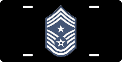 Air Force Command Chief Master Sergeant License Plate