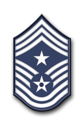 Air Force Command Chief Master Sergeant Vinyl Transfer Decal