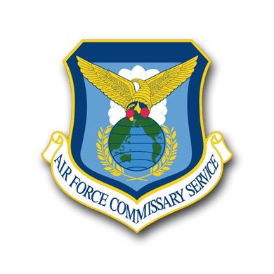 Air Force Commissary Vinyl Transfer Decal