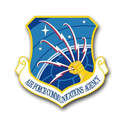 Air Force Communications Agency Vinyl Transfer Decal
