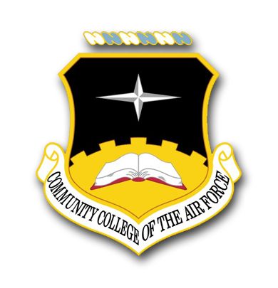 Air Force Community College Vinyl Transfer Decal