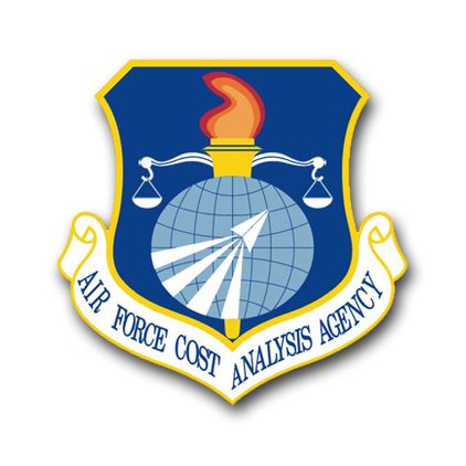 Air Force Cost Analysis Agency Vinyl Transfer Decal