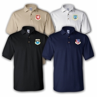 Air Force Embroidered Insignia Polo Shirts Thumbnail Illustration