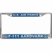 Air Force 'F-111 Aardvark' License Plate Frame