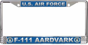 Air Force 'F-111 Aardvark' License Plate Frame