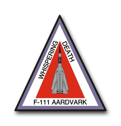 Air Force F-111 Patch Vinyl Transfer Decal