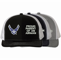 Air Force Family Pride Split Design Embroidered Caps Thumbnail Illustration