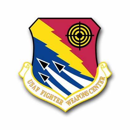Air Force Fighter Weapons Center Vinyl Transfer Decal