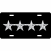 Air Force General Officer Rank Insignia License Plate