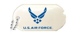 Air Force HAP Dog Tag 1" Lapel Pin