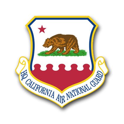 Air Force Headquarter California National Guard Vinyl Transfer Decal