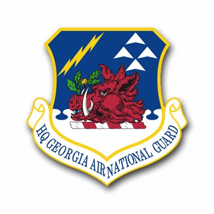 Air Force Headquarters Georgia Air National Guard Vinyl Transfer Decal