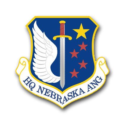 Air Force Headquarters Nebraska Air National Guard Vinyl Transfer Decal