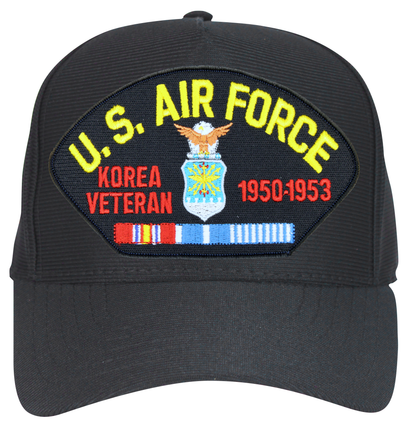 Air Force Korea Veteran 1950-1953 Emblematic Ball Cap Hat