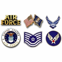 Air Force Lapel Pins Thumbnail Illustration