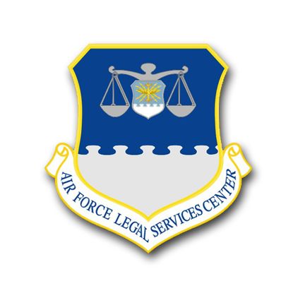 Air Force Legal Services Center Vinyl Transfer Decal