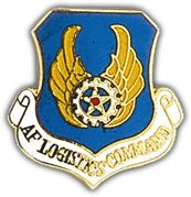 Air Force Logistic Command Shield Lapel Pin