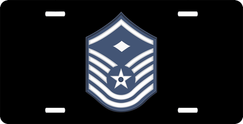 Air Force Master Sergeant License Plate