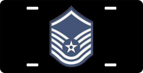 Air Force Master Sergeant (No Diamond) License Plate