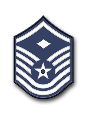 Air Force Master Sergeant Vinyl Transfer Decal