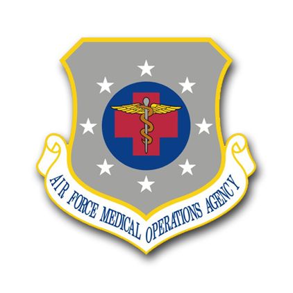 Air Force Medical Operations Agency Vinyl Transfer Decal