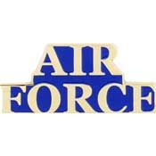 'AIR FORCE' MILITARY <BR>LAPEL PIN