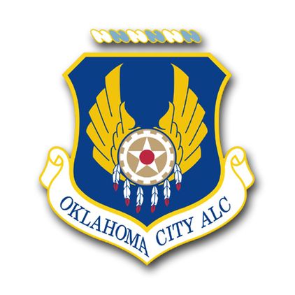 Air Force Oklahoma City ALC Vinyl Transfer Decal