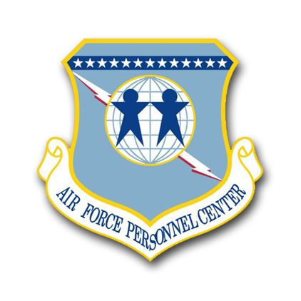 Air Force Personnel Center 3.8'' Vinyl Transfer Decal