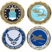 Air Force Pride Challenge Coins Thumbnail Illustration