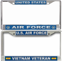 Air Force Pride License Plate Frames Thumbnail Illustration