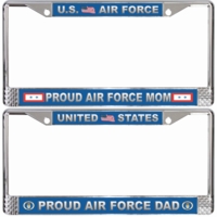 Air Force Proud Family License Plate Frames Thumbnail Illustration
