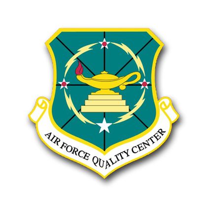Air Force Quality Center Vinyl Transfer Decal