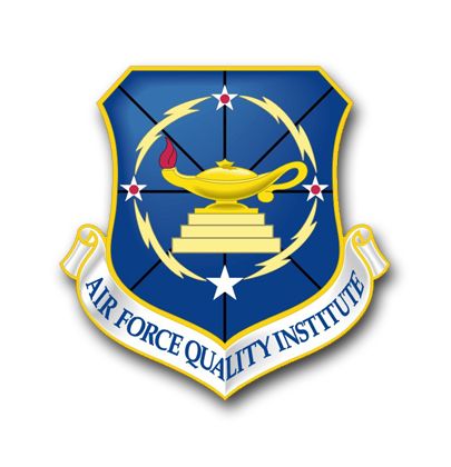 Air Force Quality Institute Vinyl Transfer Decal