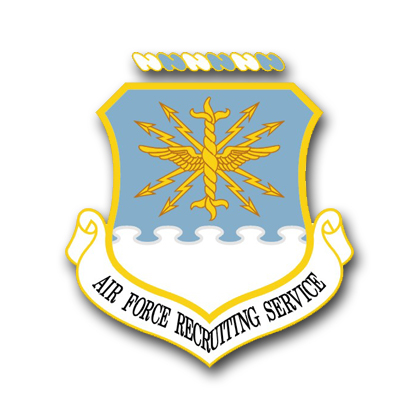 Air Force Recruiting Service Vinyl Transfer Decal
