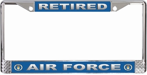 Air Force 'Retired' License Plate Frame
