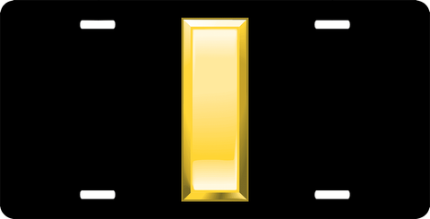 Air Force Second Lieutenant Officer Rank Insignia License Plate