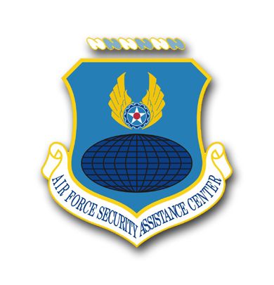 Air Force Security Assistance Center Vinyl Transfer Decal