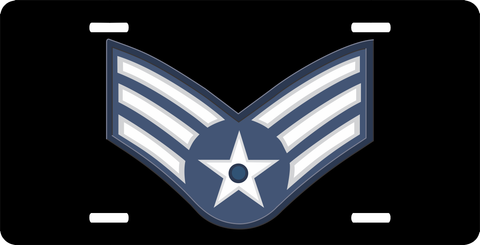 Air Force Senior Airman License Plate