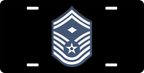 Air Force Senior Master Sergeant License Plate